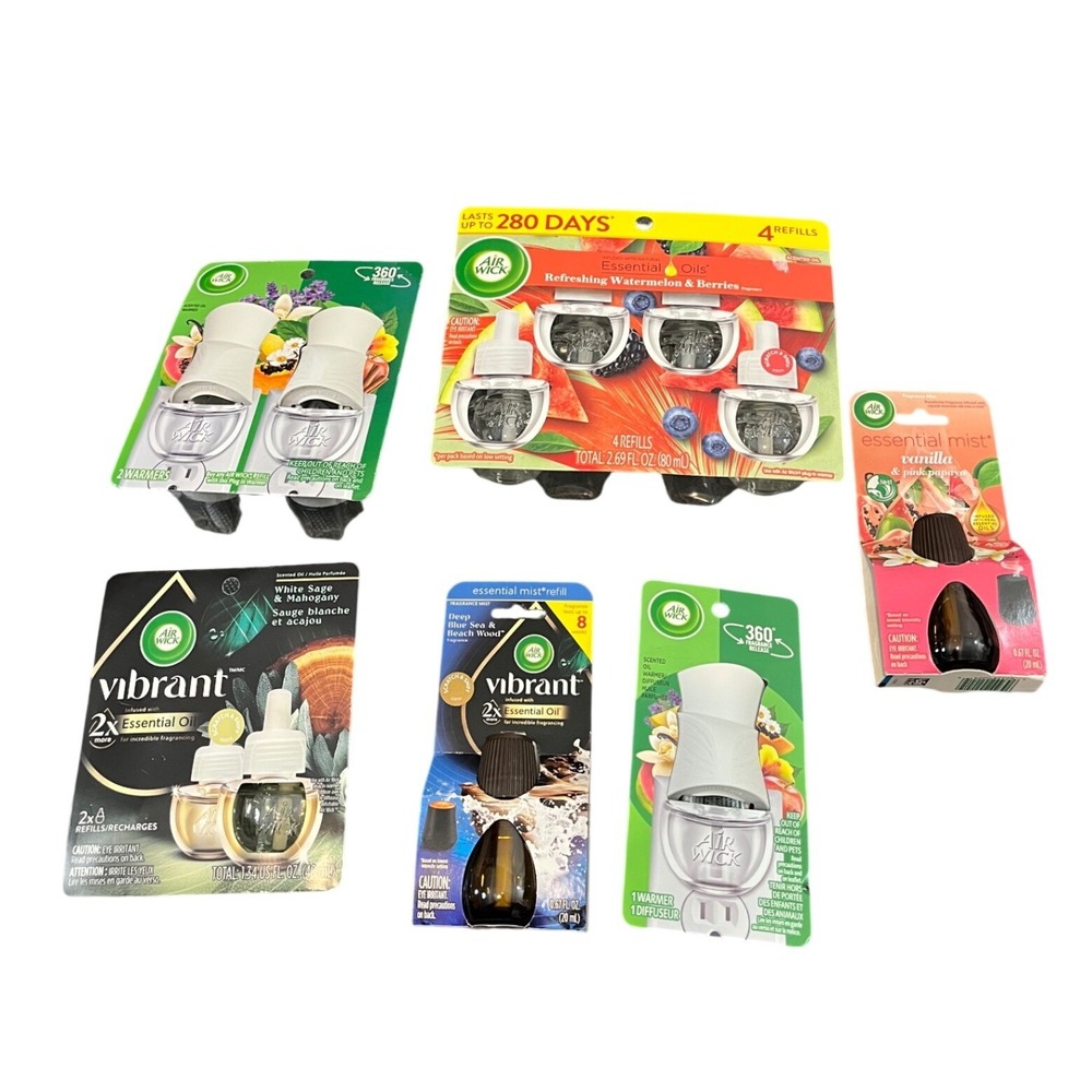 Air Wick Scented Oil & Mist Bundle Unisex OS Multicolor Vibrant Essential Oils